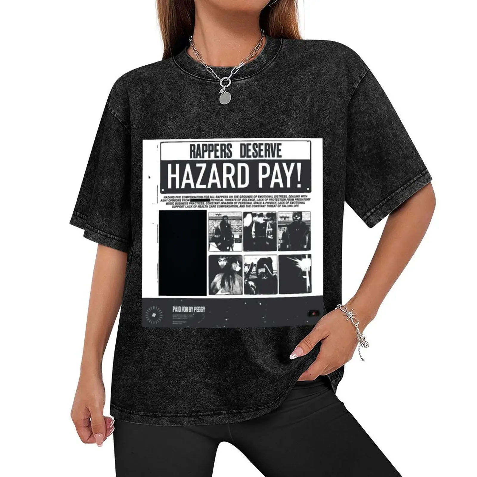 Jpegmafia hazard duty pay T-Shirt for a boy Funny t-shirt summer 2025 t shirts for men