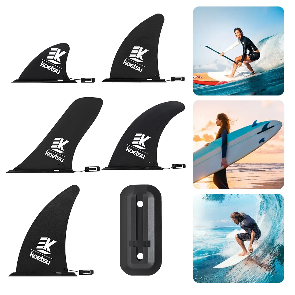Surfboard Fin Quick Release Paddle Board Fin Detachable Longboard Fin Protective Stand Up Board Fin for Long Board Surfboard