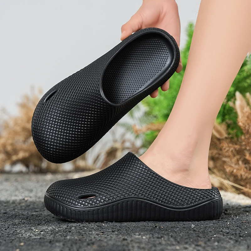 Sandalias Ligeras de EVA, Fáciles de Poner, con Plantilla Acolchada, de Secado Rápido y Resistentes al Olor, para Ducha, Piscina y Uso Diario en el Hogar