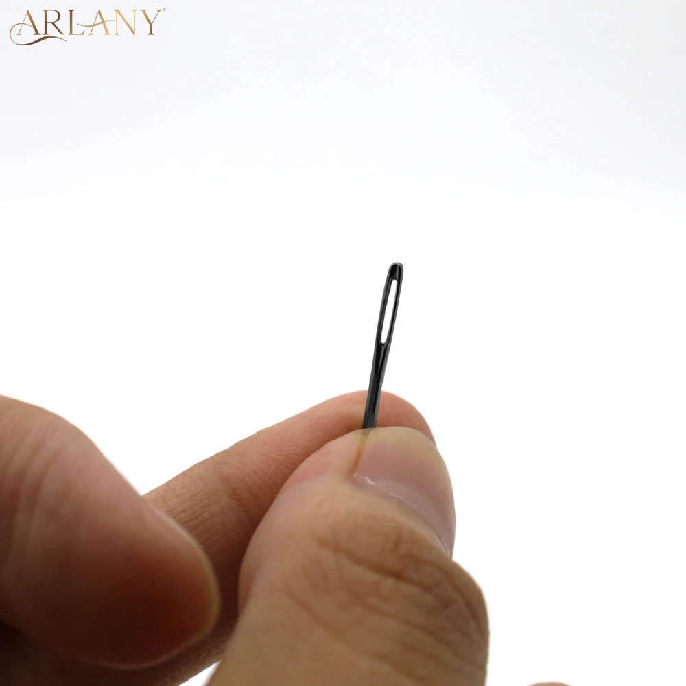 ARLANY 10Pcs Curved Needle for Sewing Wiging Hair Weaving Needles Carpet Leather Repair Weaving Curved Needles Hair Extension