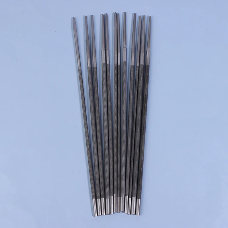 3.5mm-5.5mm Round Chainsaw Files For Hand Manual Tools Filing Kit High Carbon Steel Woodworking Tools