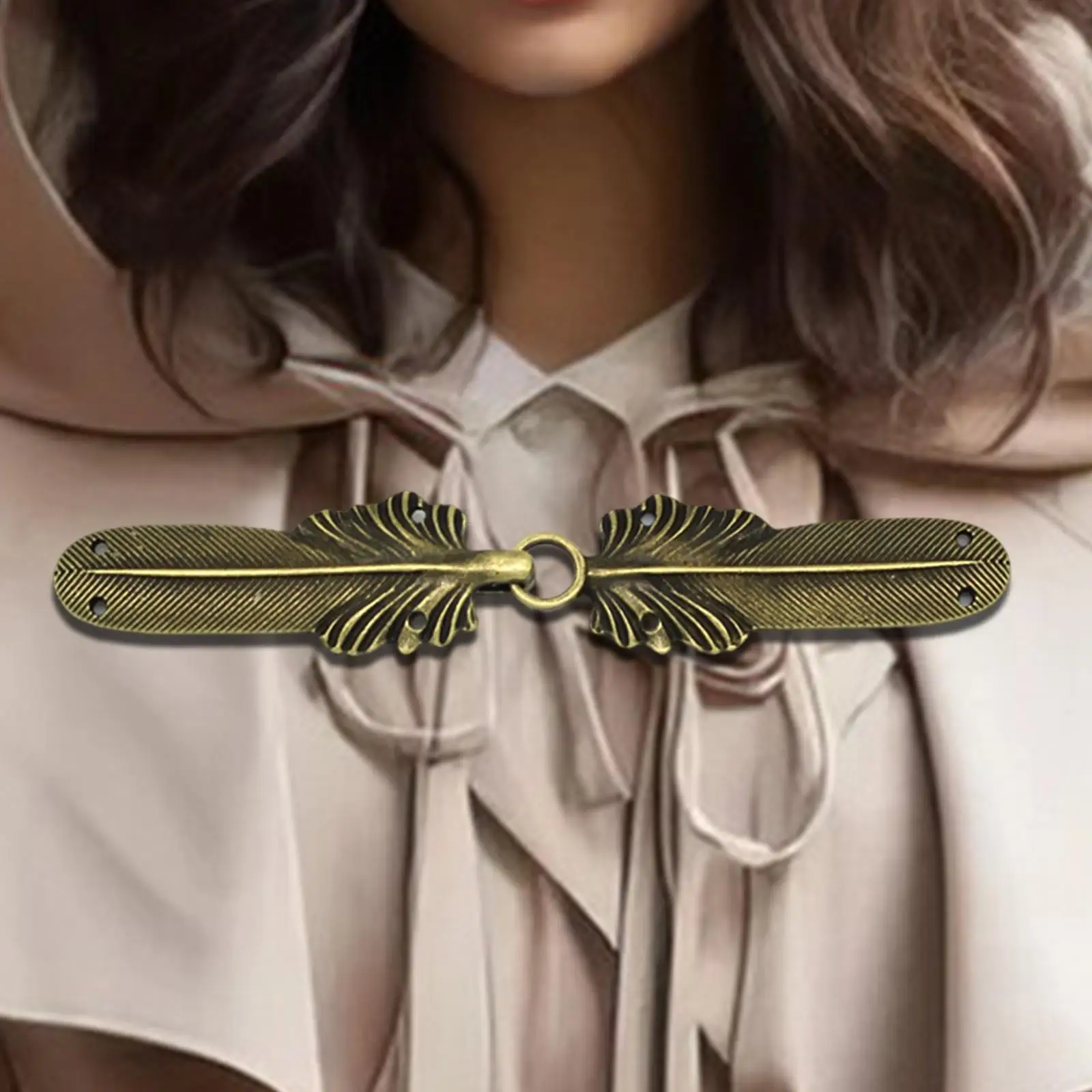 5 คู่เสื้อกันหนาวผ้าคลุมไหล่คลิปยึดเสื้อคลุม Clasps ตกแต่งโลหะสําหรับผู้หญิง