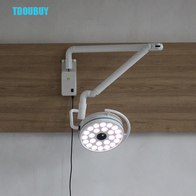 72W LED stomatologia zimne światło lampa bezcieniowa chirurgiczna lampa ścienna piękna tatuaż dla zwierząt domowych bez cienia