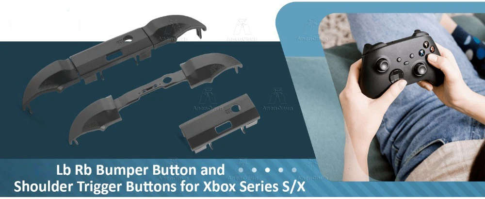 LB RB Bumper-Taste für Xbox Series X | S Ersatz-Reparaturteile, Controller, Schulterauslöser, obere mittlere Halterung, gebrochenes Fix-Set – Detail 1