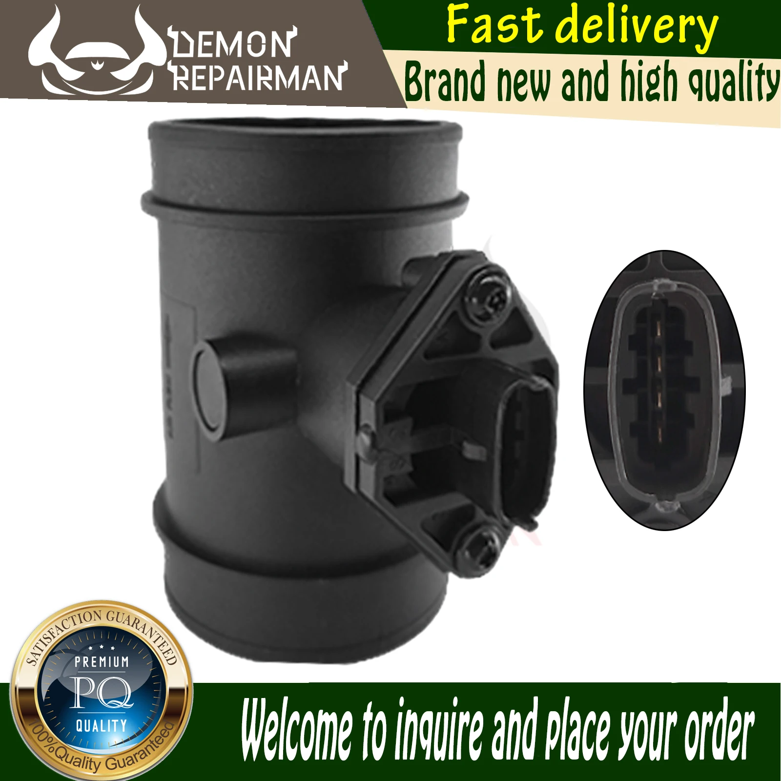 0280217519 Mass Air Flow Maf Sensor Meter Compatible with Saab 9-3 YS3D Opel Vauxhall HOLDEN Vectra Omega 2.0L 2.2L 90530442