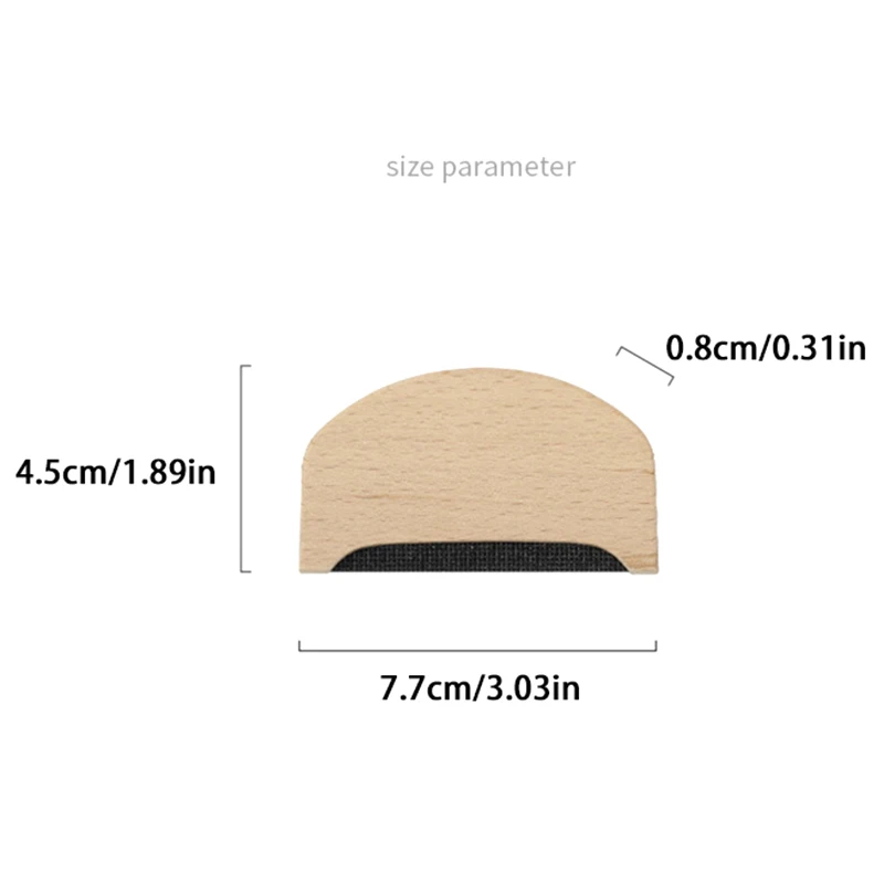 Wooden Epilator Sweater Clothes Shaver Fabric Clothes Sweater Lint Removers Manual Portable Wooden Lint Trimmer Comb Shaver