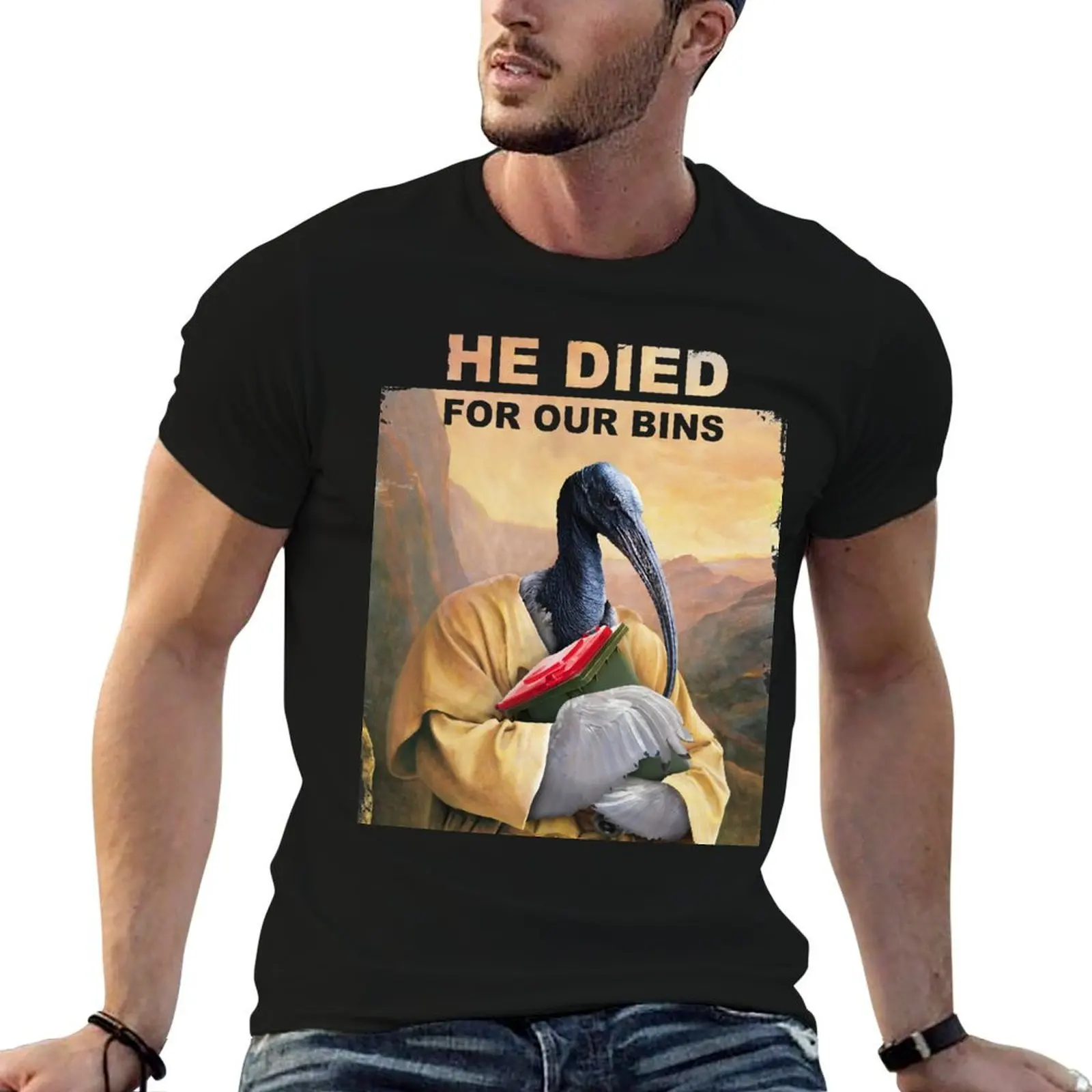 He died for our bins T-Shirt basketball graphic tees affliction shirts slim fit t shirts for men