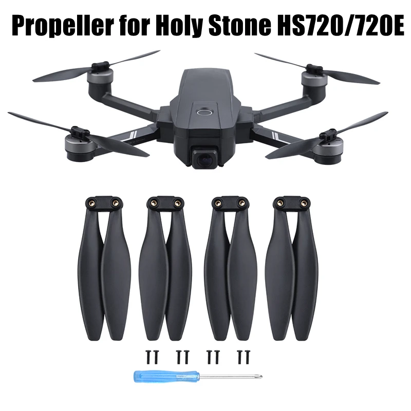 

Propeller for Holy Stone HS720/720E Folding Props Blades Spare Parts Replacement Accessory CW CCW Quick Release Wing