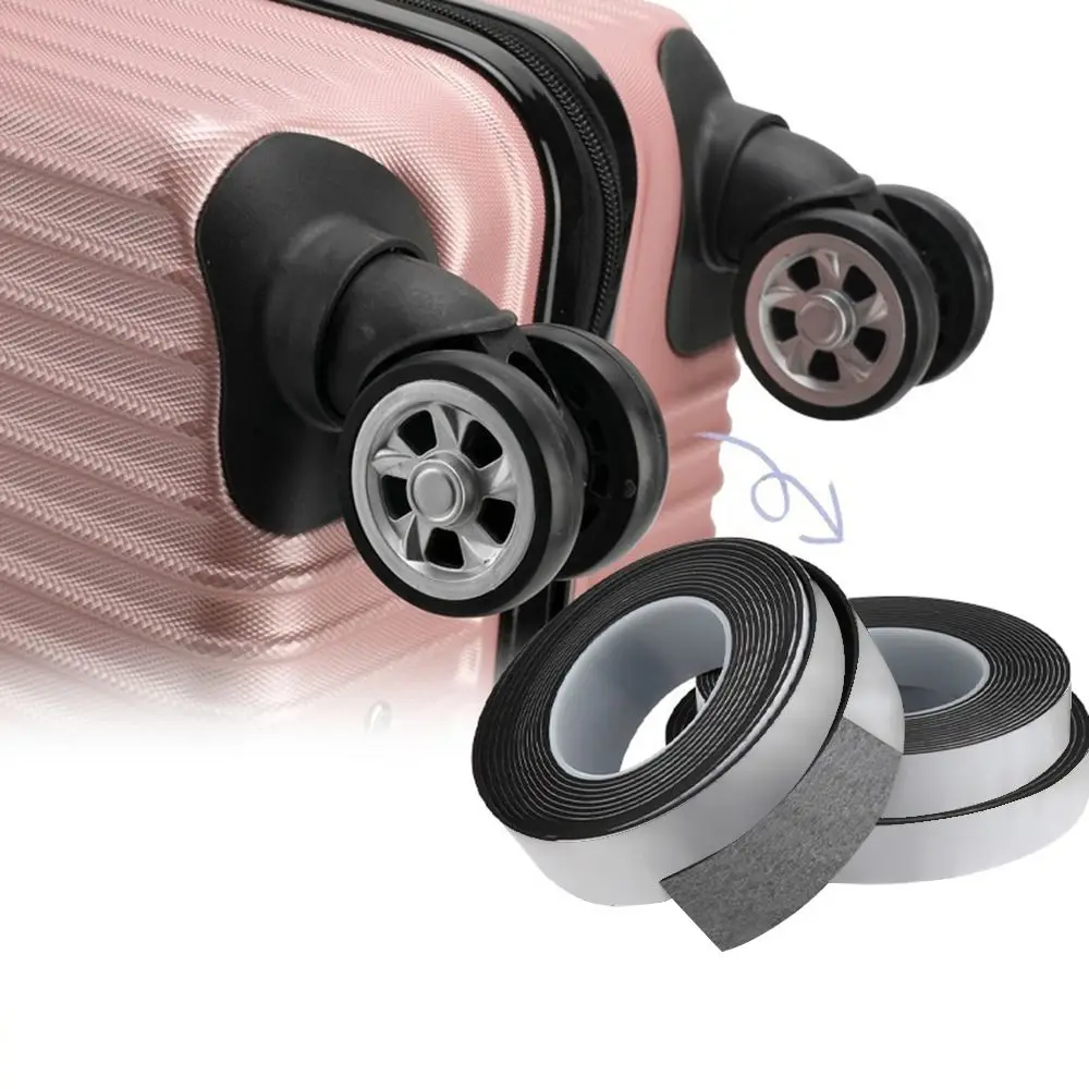EVA Luggage Wheels Soundproof Sticker Wear-resistant Anti-slip Suitcase Wheels Protection Sticker Reduce Noise Shock Absorption