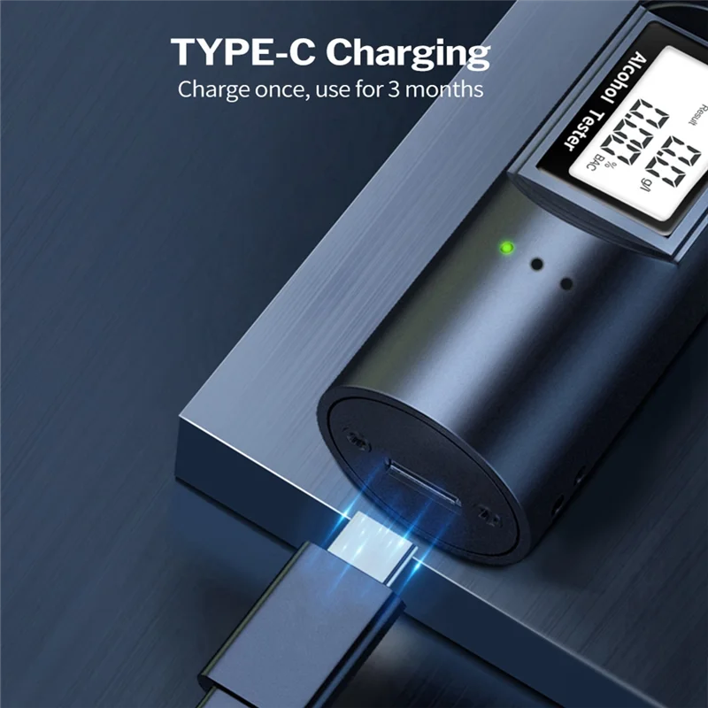 

Цифровой тестер алкоголя, точный профессиональный электронный алкотестер, инструменты для тестирования алкоголя