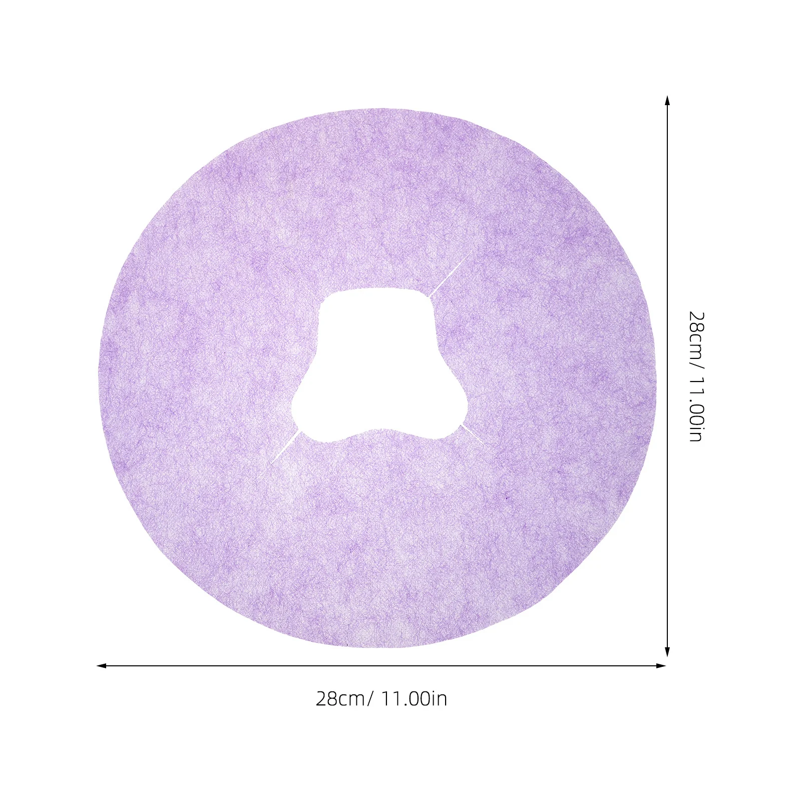 400 قطعة سرير التجميل ثقب الوجه المناشف 11 بوصة غير المنسوجة الأرجواني المتاح تدليك الجدول ملاءات لينة مريحة سبا صالون الاستخدام
