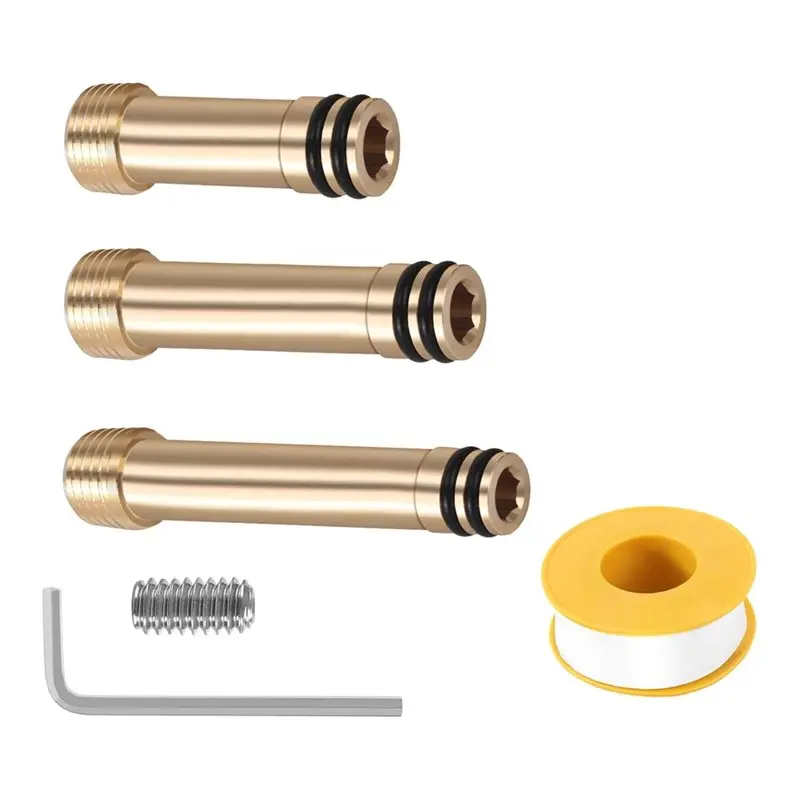 AT05-Brass Shower Extender Shower Elbow Supply Adapter Extender To Mount The Shower Drop Elbow To The Shower Wall