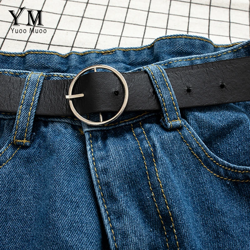 YuooMuoo-vaqueros cortos informales para mujeres, pantalones cortos de tela vaquera con bandas combinables, ajuste de cintura alta, ideal para el