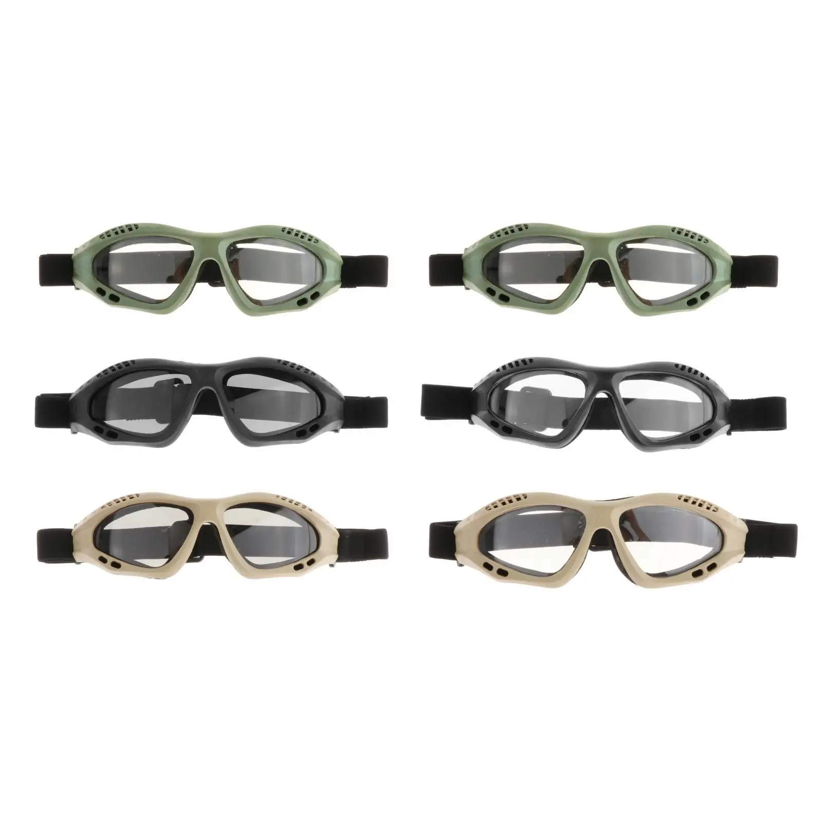 

Safety Goggles, Anti Fog Glasses with Adjustable Strap for Riding Shooting Hunting Cycling