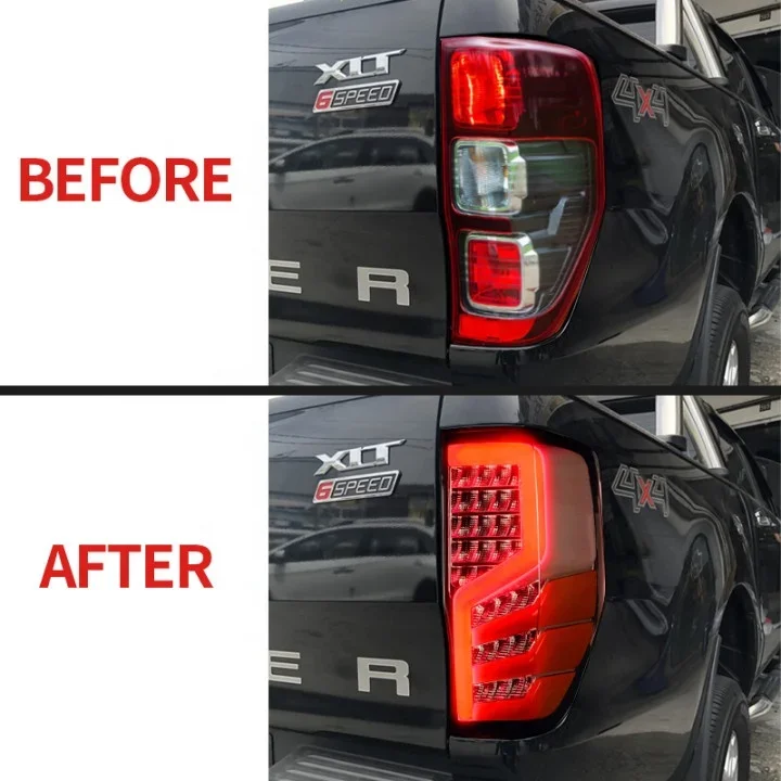 LED Tail Light With Sequential Indicator für Ranger Left And Right Side 2012-2018 Brake Rear Lights For Ford Ranger Raptor