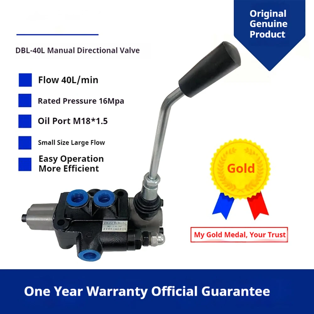 Hydraulic Multi-way Valve Hydraulic Manual Directional Valves Splitter Oil Cylinder Manual Single Direction Valve