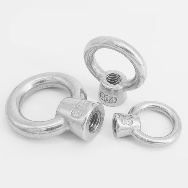 1/2/3/5pcs Eye Nuts Lifting M6 M8 M10 M12 M16 M20 304 Stainless Steel Lifting Ring Lifting Nuts Hardware Accessory