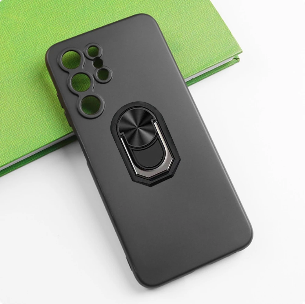 For Oukitel C61 6.88" 2025 High Back Finger Ring Soft TPU Silicone Case On OukitelC61Pro OukitelC61 C61 Pro Phone Cover