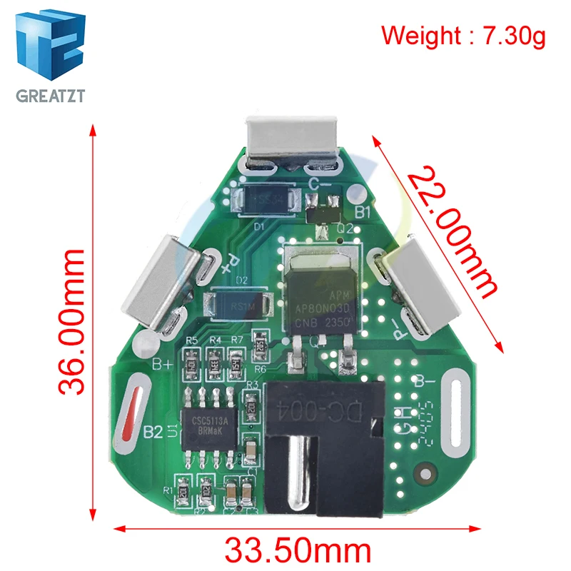 3S 12.6V 6A BMS Li-ion Lithium Battery Protection Board 18650 Power Bank Balancer Battery Equalizer Board for Electric Drill