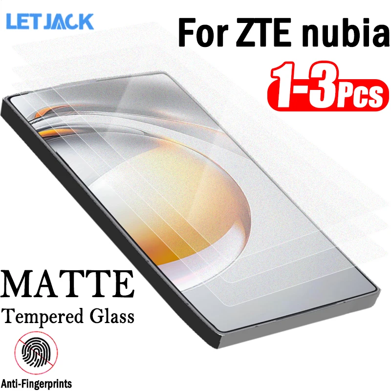 

1-3 шт. матовое закаленное стекло для ZTE nubia Z80 Z70 Z70S Z60 Z50 Ultra Z50S Z60S Pro, матовые защитные пленки от отпечатков пальцев