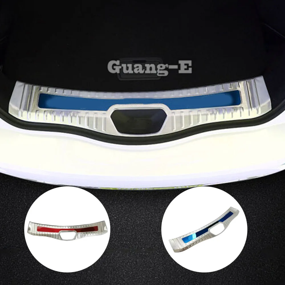 

Car Stainless Steel Inner Rear Trunk Bumper Trim Plate Inside Frame Threshold Pedal For Renault Koleos 2017 2018 2019 2020 2021