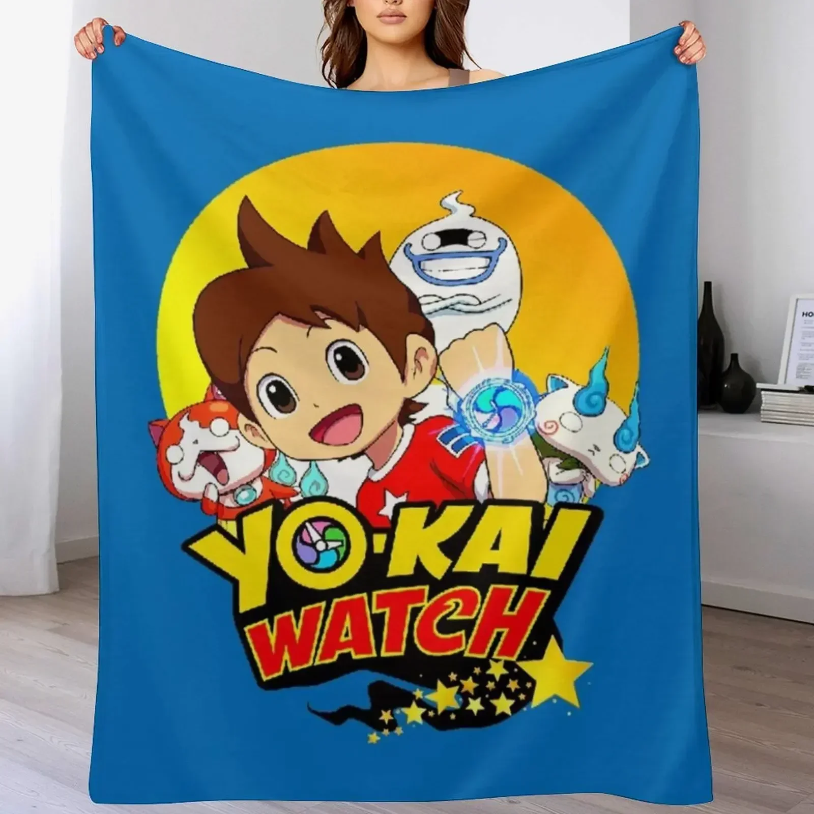 Yokai-watch Throw Blanket Designers Furrys Cobertores de edredom de presente personalizados