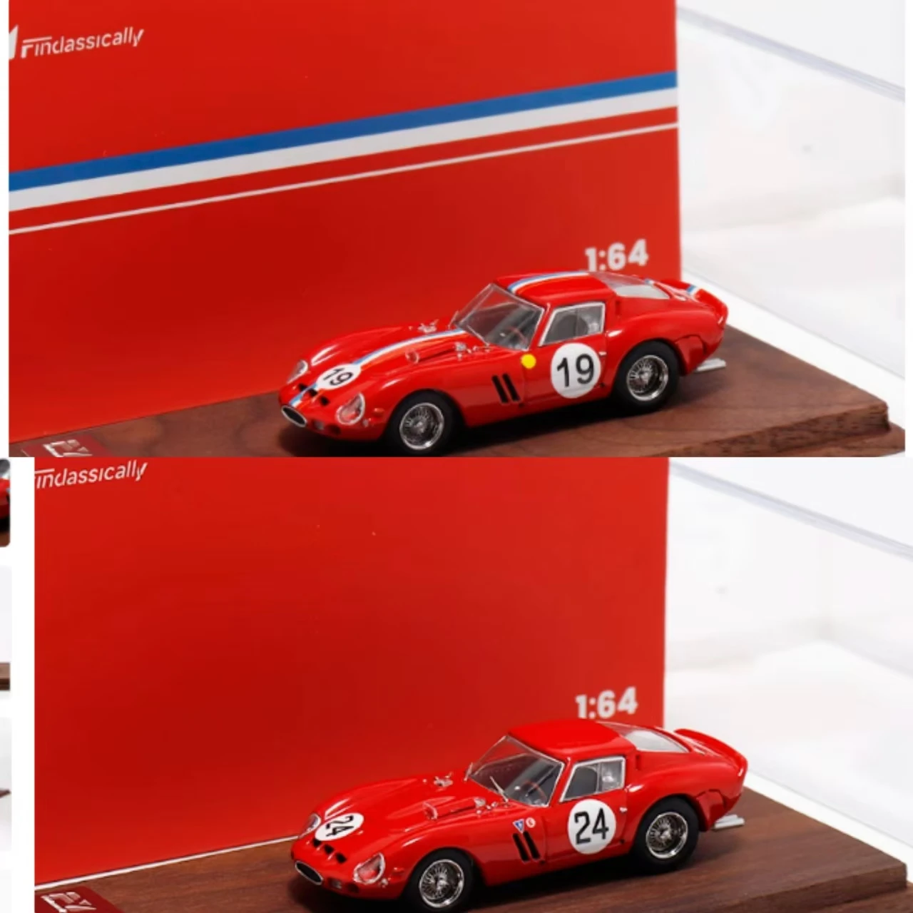 Finclassically FY 1:64 250 GTO Red Alloy Car Model