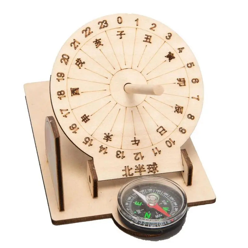 Sun Clock Model Puzzle Toys Interactive Hands-On Learning Sun Clock Model Ancient Timers Educational Measuring Time For Children