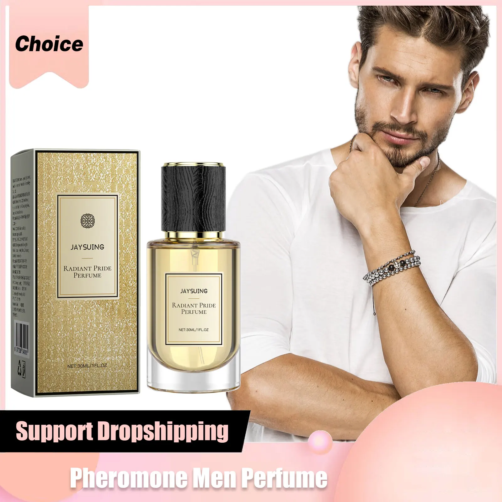 

Pheromone Men Perfume Lasting Cologne Fragrance Spray Dating Flirting to Attract Women Charm Stimulate Portable Eau De Parfum