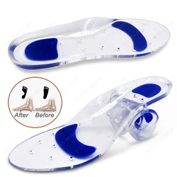 Silicone Orthopedic Insoles For Unisex Soft Plantar Fasciitis Full Palm Cushion Breathable Comfortable Sports Absorbs Work Pads