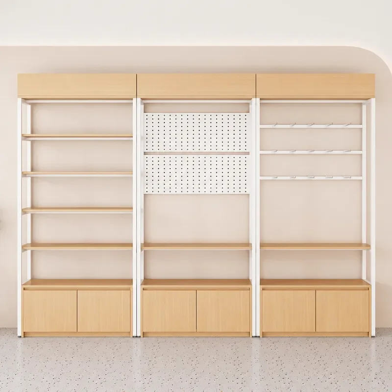 Supermarket Display Shelves Multi Layer Storage Rack for Stationery Maternal Infant Products Retail Store Showcase Cabinet