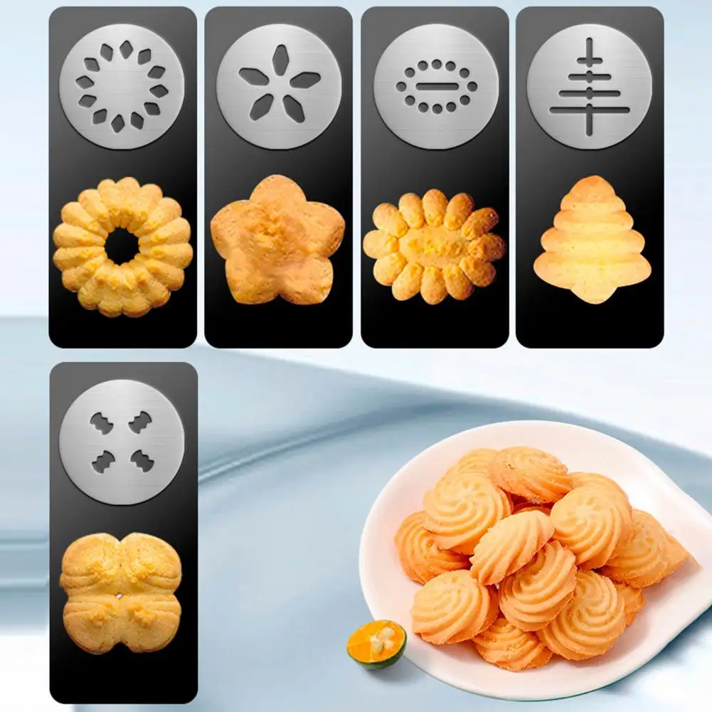 

Easy to Assemble Cookie Mold Cookie Decorating Tube Cake Cream Mold Set Easy-to-use Kitchen Baking Tools for Extruding Different