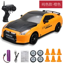 2.4G yüksek hızlı sürüklenme Rc araba 4WD oyuncak uzaktan kumanda AE86 modeli GTR araç araba RC yarış arabaları oyuncak çocuklar için noel hediyeleri