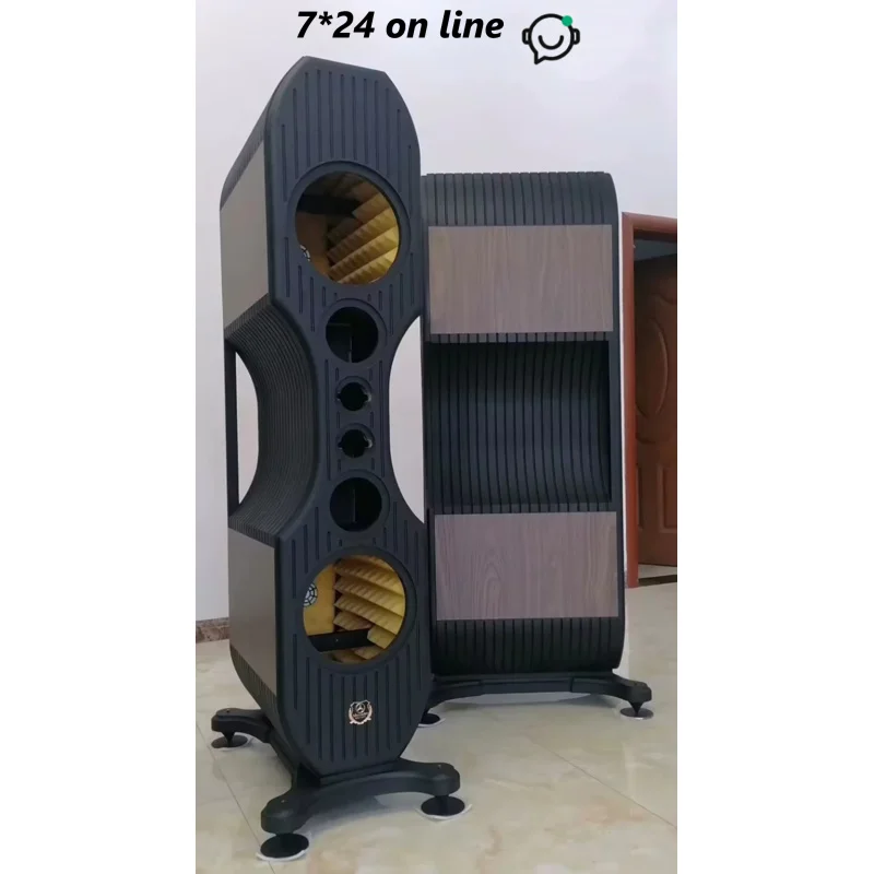 صندوق صوت مخصص سهل الاستخدام ، صندوق مكبر صوت فارغ ، تقسيم بأربعة ترددات ، HIFI ، مكبر صوت ، 1 زوج