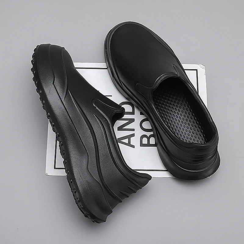 Hotel chef shoes summer new light waterproof non-slip oil-proof kitchen work shoes men's fashion casual EVA outdoor walking shoe