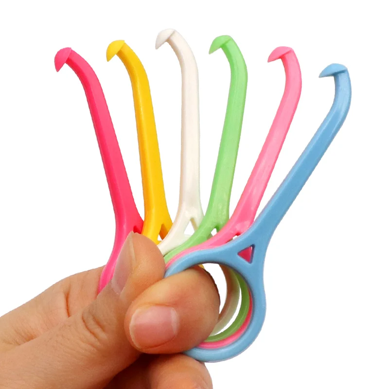 30/50/100pcs Dental Orthodontic Aligner Removal Hook Tool Invisible Braces Extractor Removable Braces Clear Aligner