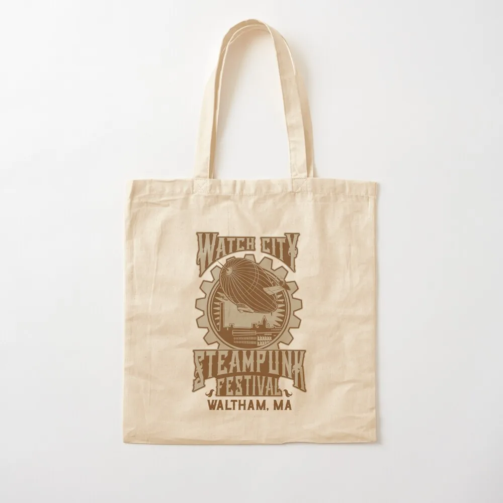 

Watch City Steampunk Festival Airship Tote Bag Shopping bags shopping bag Big bag Canvas Canvas Tote