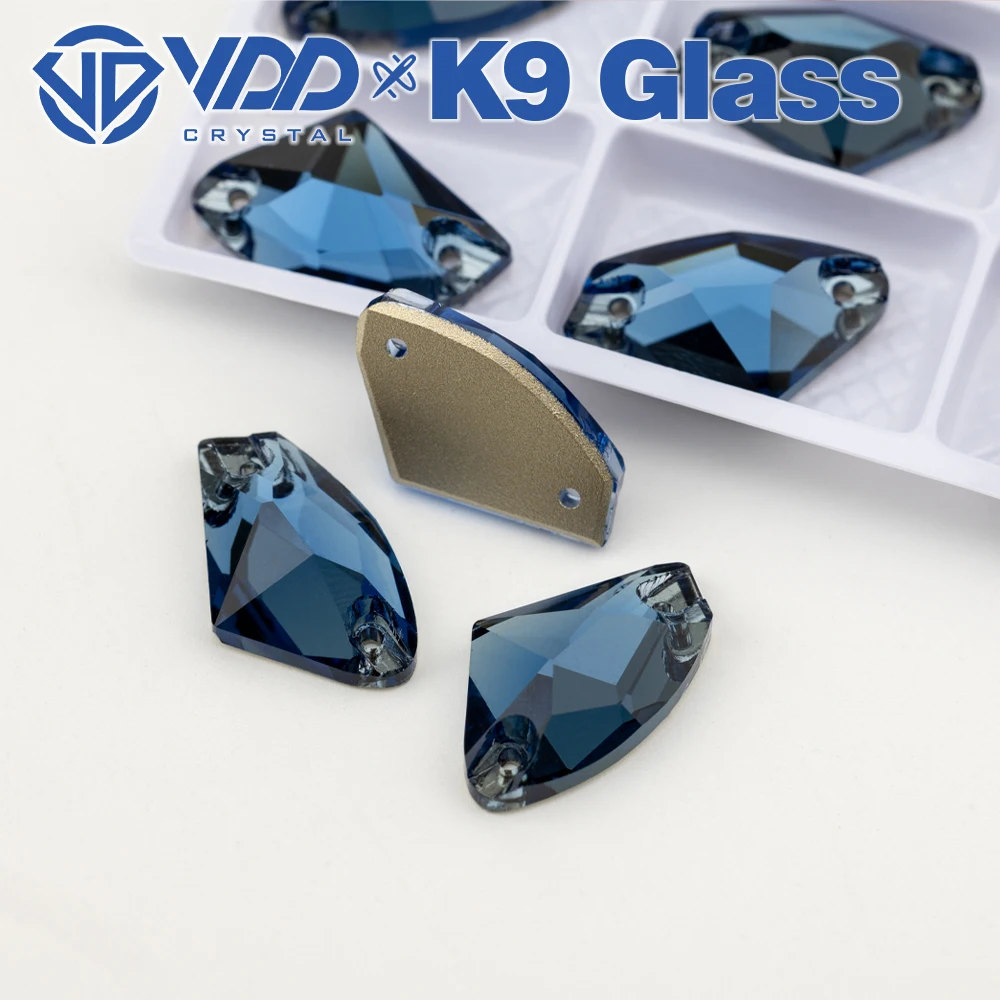 VDD S119 Montana Galactic Top Quality K9 Glass Sew On Rhinestones Crystal Flatback Sewing Stones For Clothes Decorations