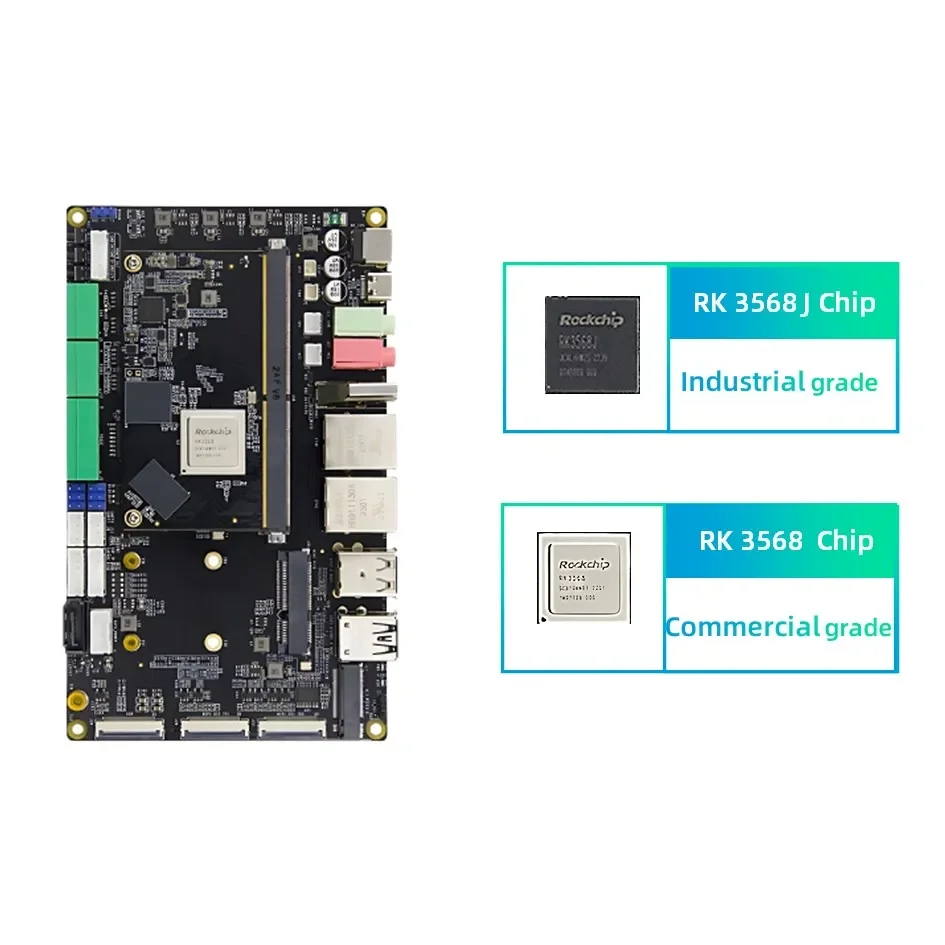 Shenzhen Custom Manufacturer Electronic PCBA TC- RK3568 SBC Single Board Computer DDR4 4GB RAM Support Linux Android