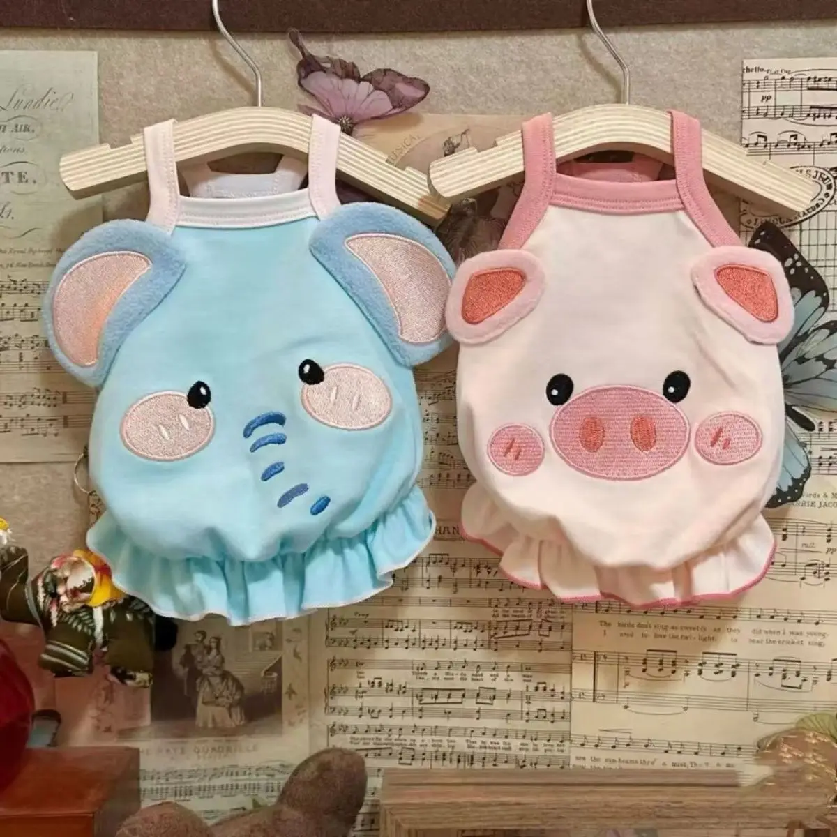 Spring Summer Autumn Cute Animal Clothes For Kittens Thin Small Dog Pet Clothes Cat Vest Anti-Shedding Costume - view 4