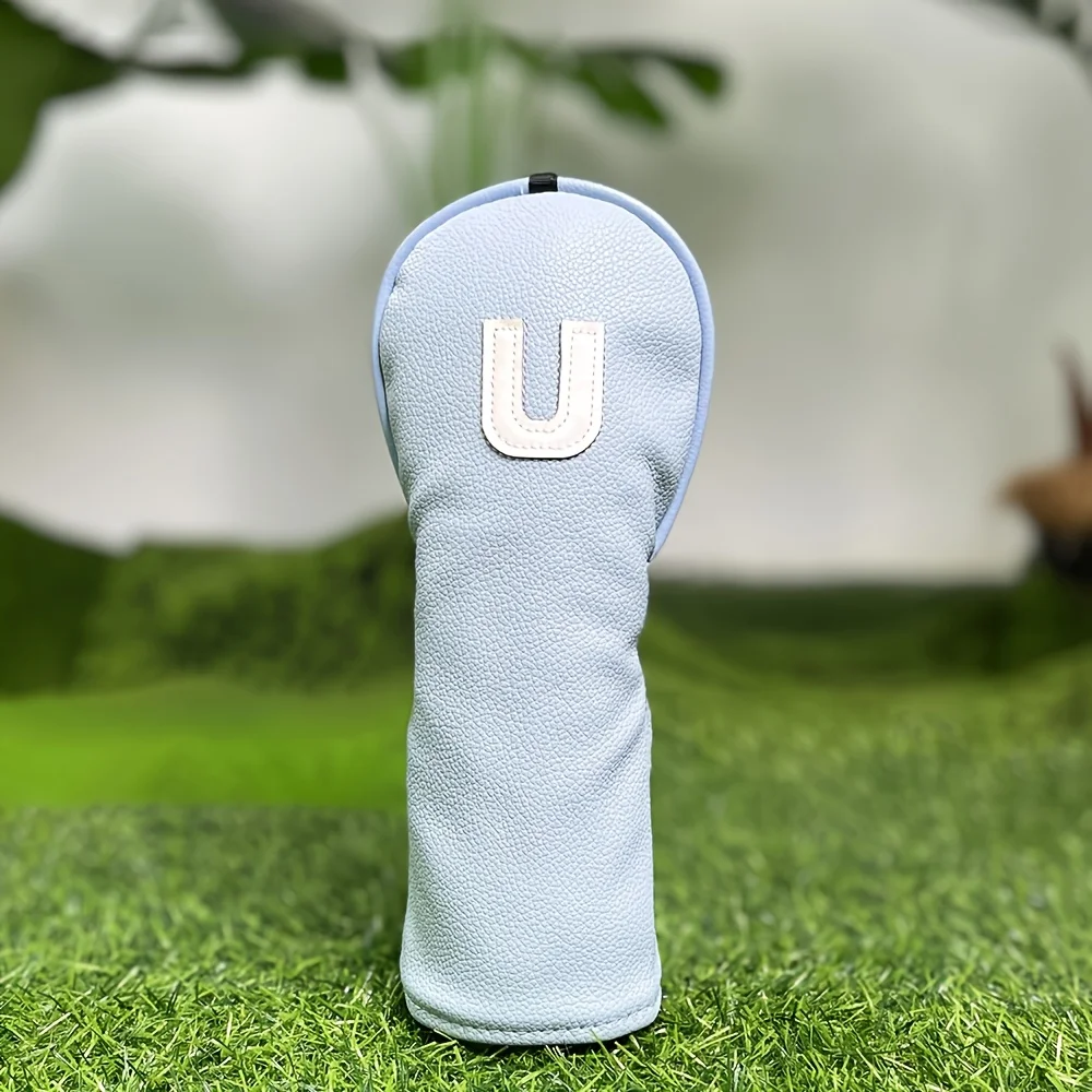 Golf Club Head Covers Golf Club Protective Sleeve Drive PU Waterproof Material Better Protection of Golf Clubs Blue Utility view 5