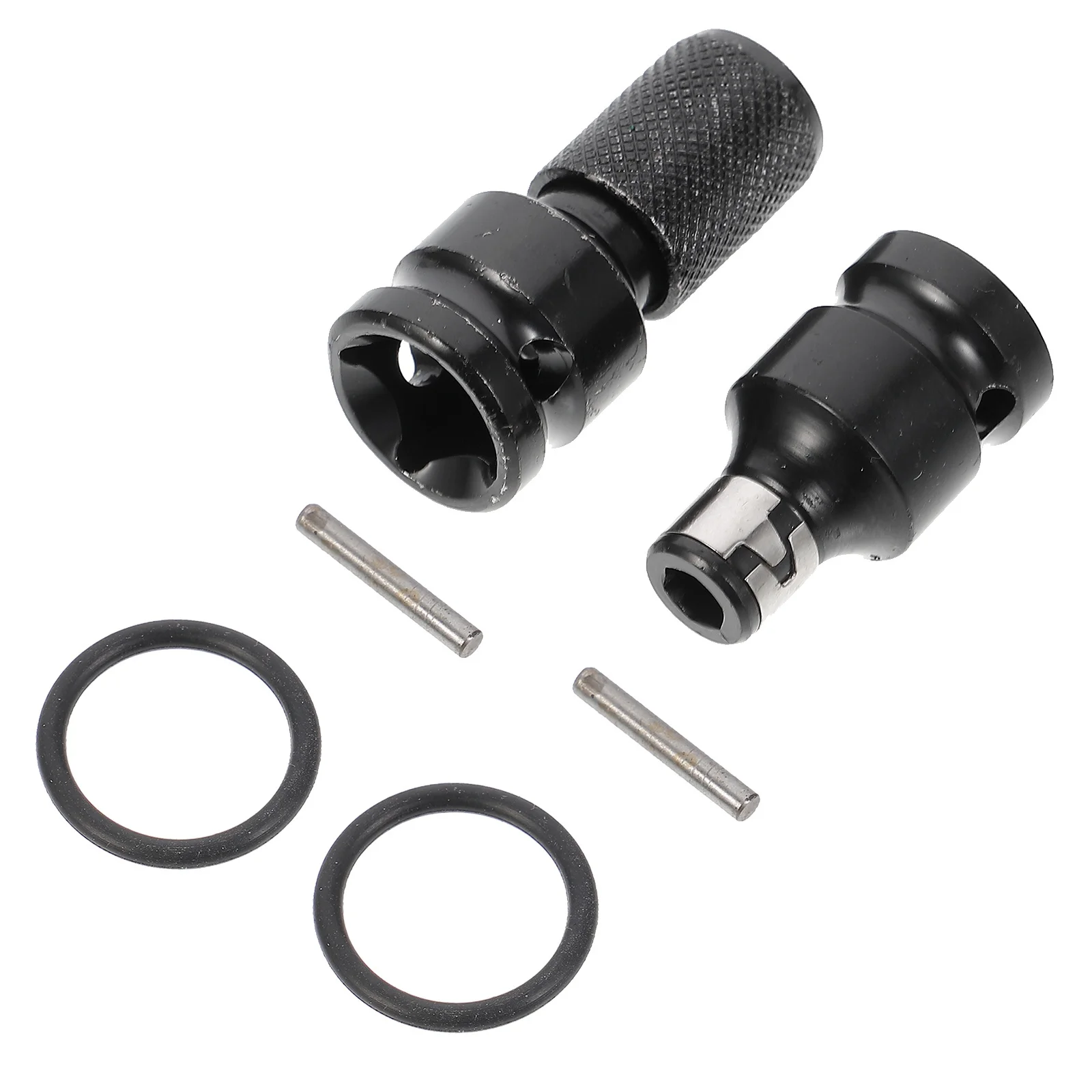 

2Pcs Strong Steel Conversion Coupler for Impact Wrench Accessories Drill Chuck Mechanism Industrial Use