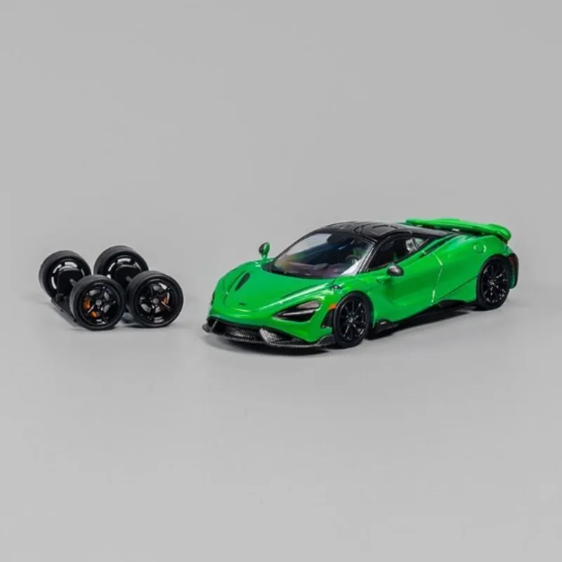 CM Diecast Scala 1/64 McLaren Modello in lega Macchinine McLaren 765LT Veicoli da gioco Giocattoli per ragazzi Regalo Scatola originale