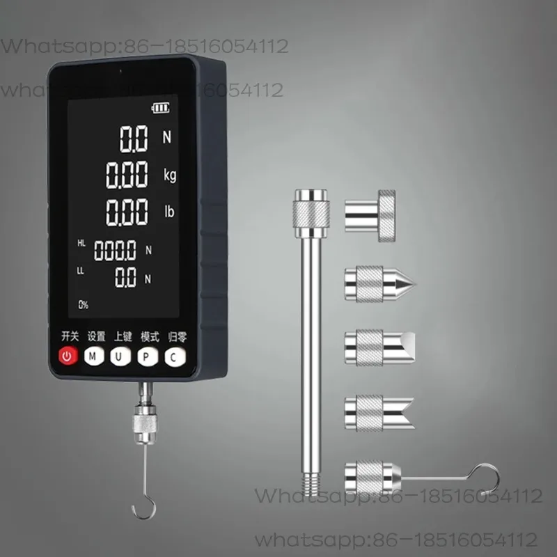 2-1000N Large Screen Digital Display Push-Pull Force Gauge Tester, High Precision Compression Testing Machine Force Gauge