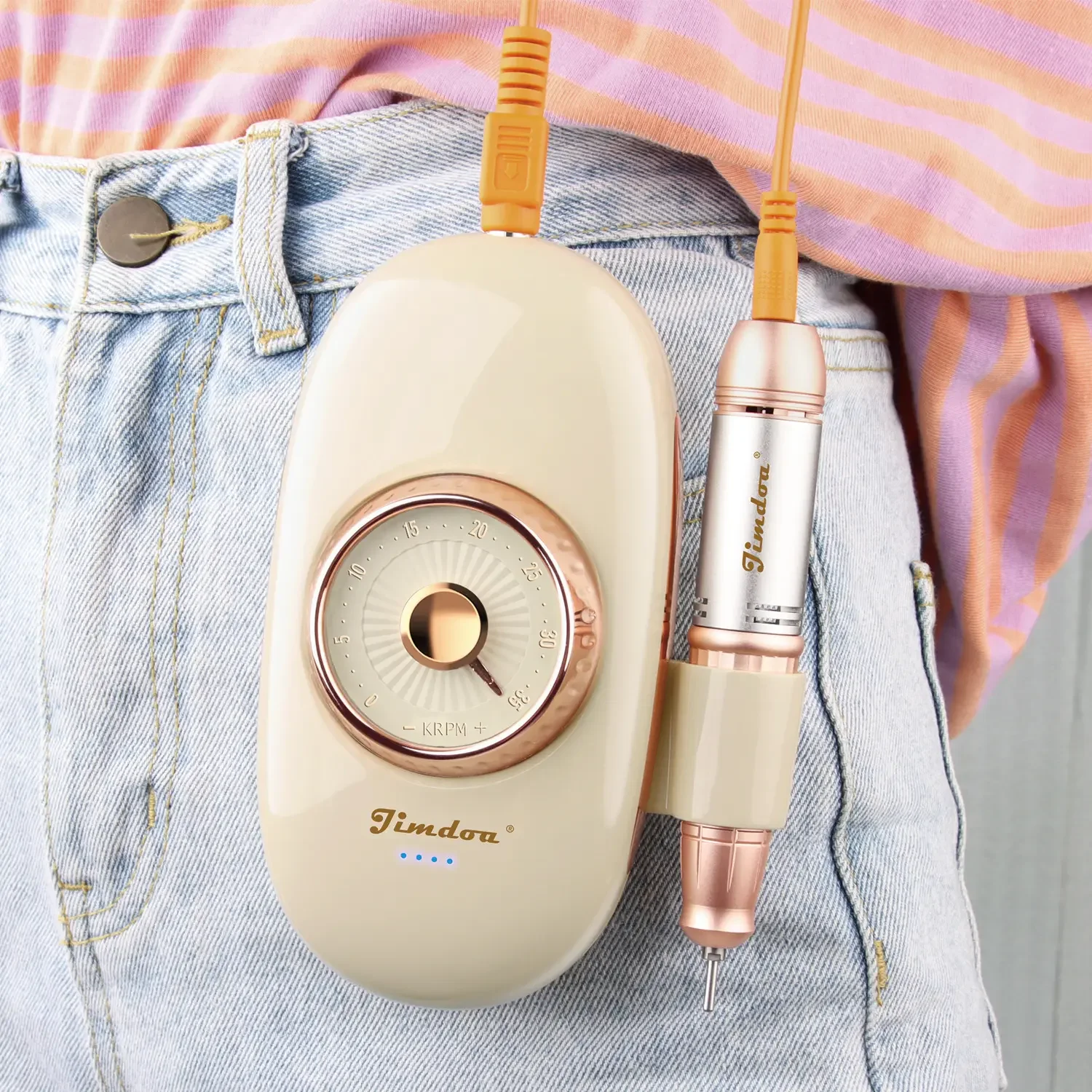 ポータブルネイルドリルセット 35000RPM 電気ネイルアートマシンビット工場アクリルリムーバープロフェッショナル機能