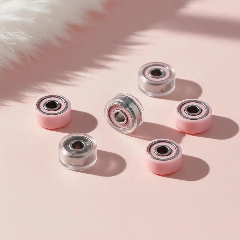 10Pcs Rotatable Transfer Bead Nail Decoration Spinning Nail Charms Manicure Rotating Jewelry Accessory Rotating Bearing