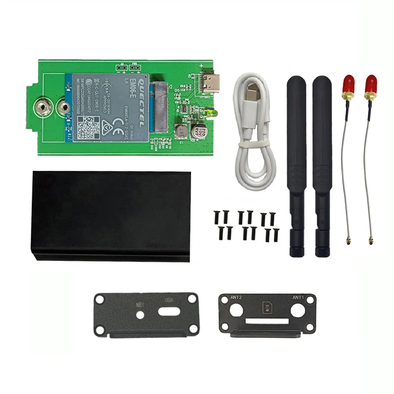 in stock!Quectel EM06 EM06-E EM06-A EM05-E enclosure 4G Cat6 M.2 to Typec network cas for EMEA/ APAC/ North America Europe Asia