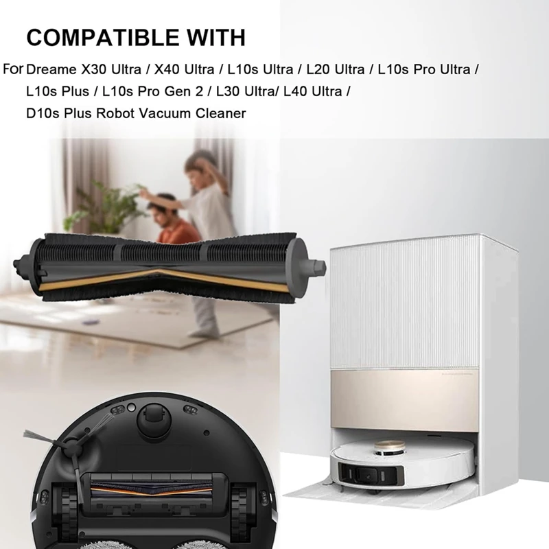 A44F-для Dreame X30/X40 Ultra/L10s Pro Ultra Heat/L10s/L20/L40 Ultra/S20pro щетка для стрижки волос против запутывания, вакуумная часть