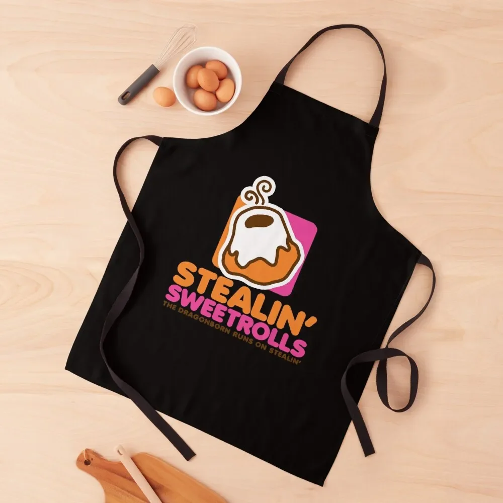 

Stealing Sweetrolls 2 Apron kitchen utensil For Girl for home useful pieces Waterproof Kitchen Woman Apron