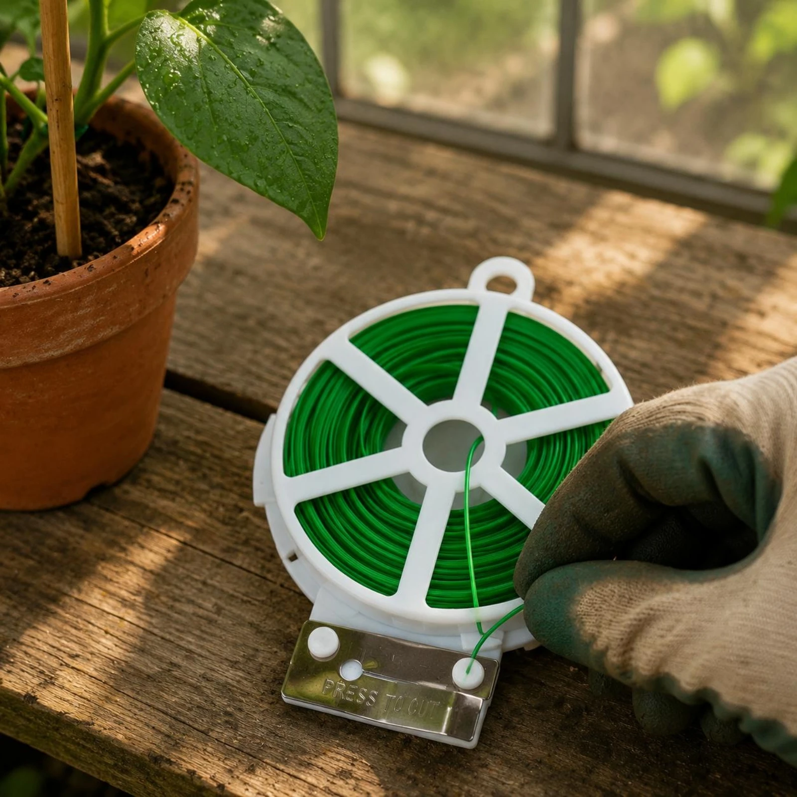 Plant Tying Wire Roll Flexible - đánh giá và giá Garden Wire Twist Tie